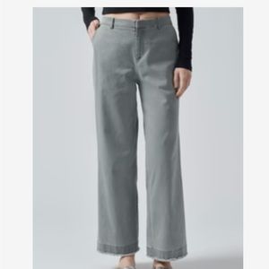 Brand new, never worn ATM Garment Wash Cotton Twill Boyfriend Pants -